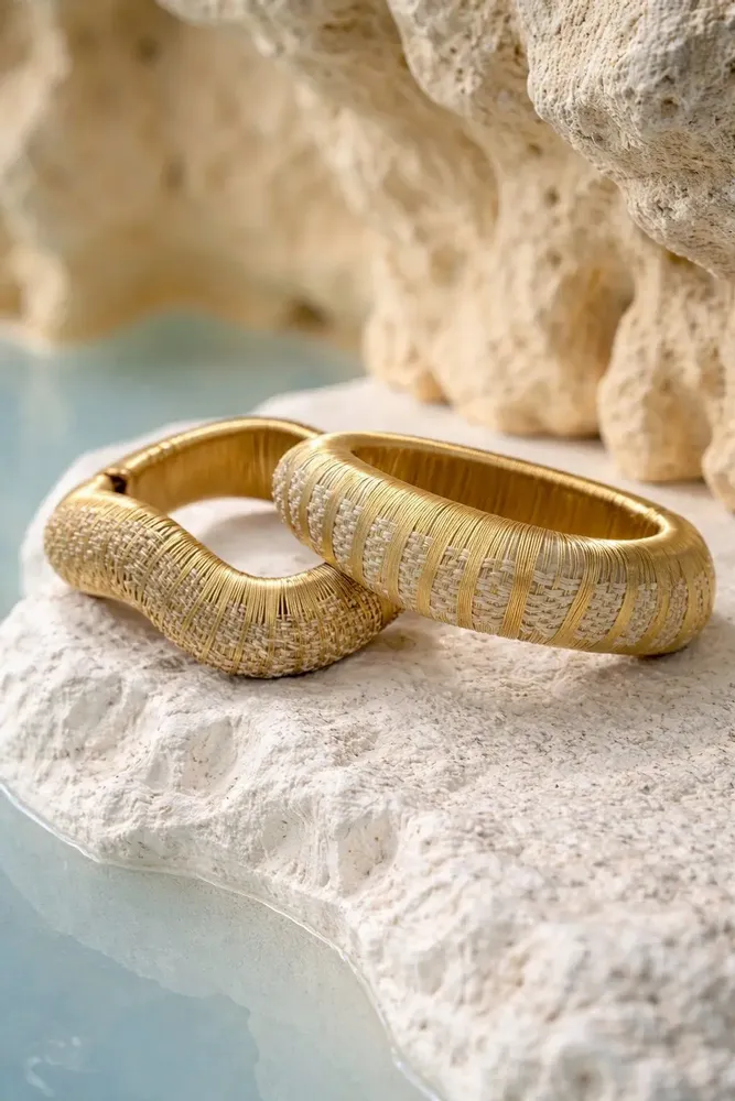 Jewelry - Contemporary handcrafted jewelry in natural Werregue fibers - KIIN GAIA SAS