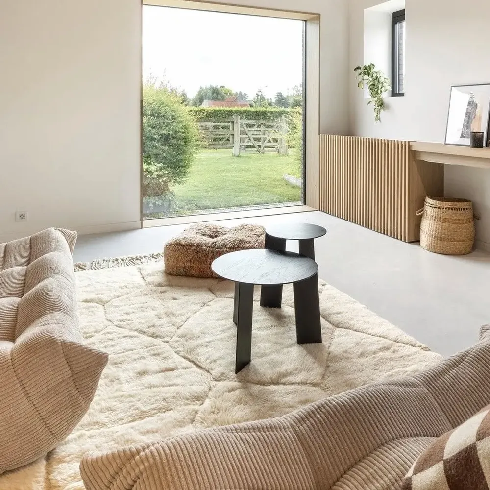 Tapis sur-mesure - Tapis en laine sur mesure 'HONEYCOMB' - KNUUP