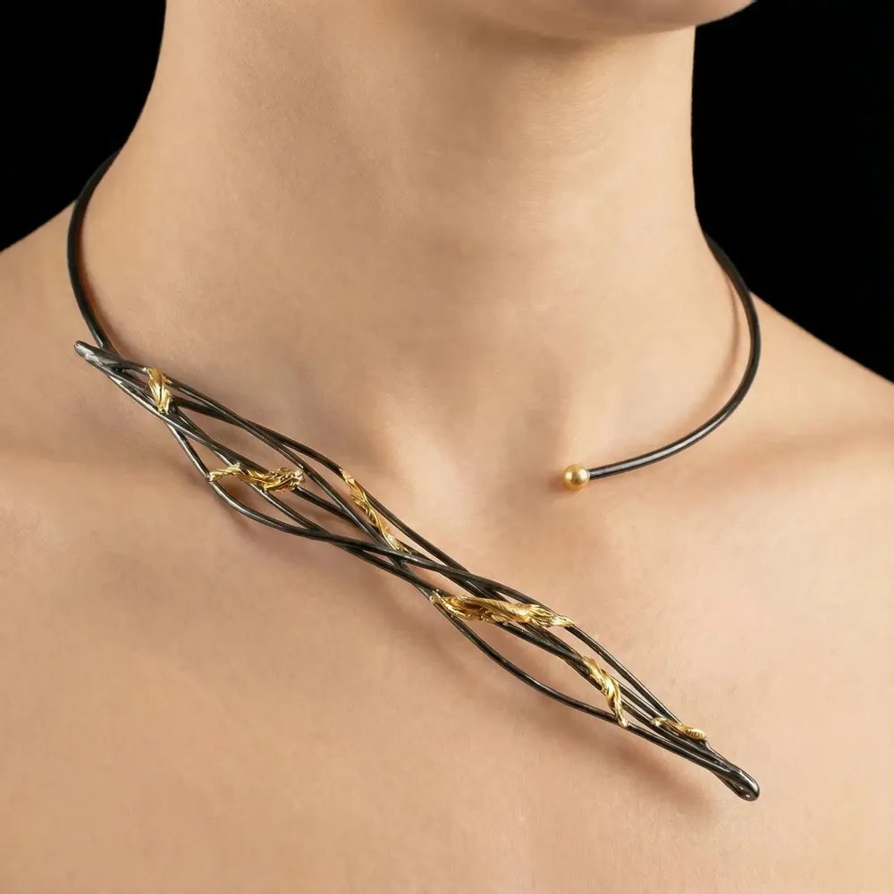 Bijoux - Collier ras-du-cou « Where the Wind Blows - V UNIQUENESS FINE GREEK JEWELRY