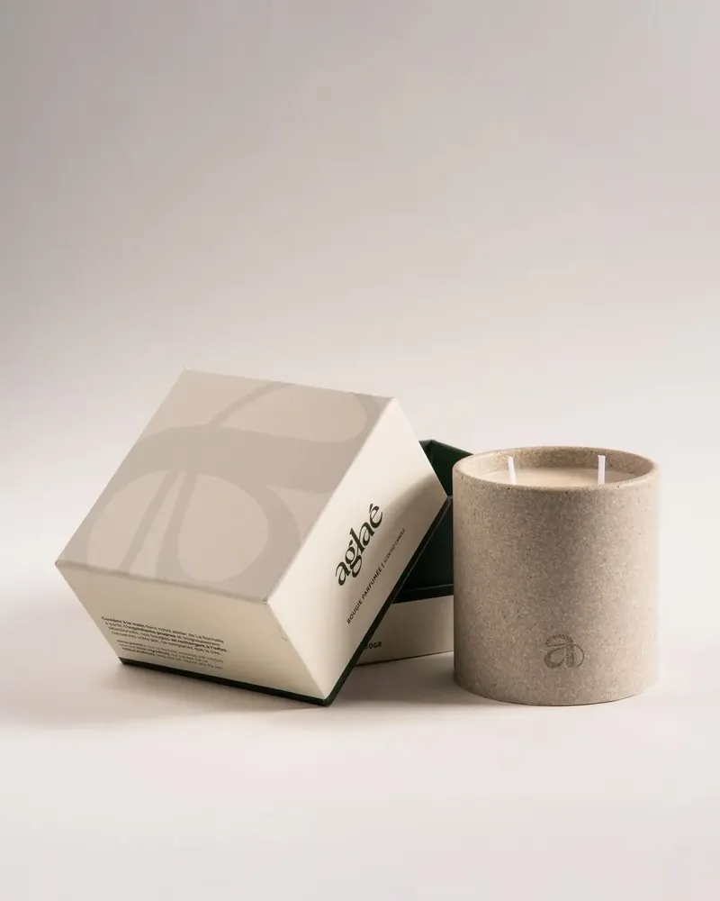 Customizable objects - Upcycled scented candles refillable - 280gr / 9.9oz - AGLAÉ BOUGIE