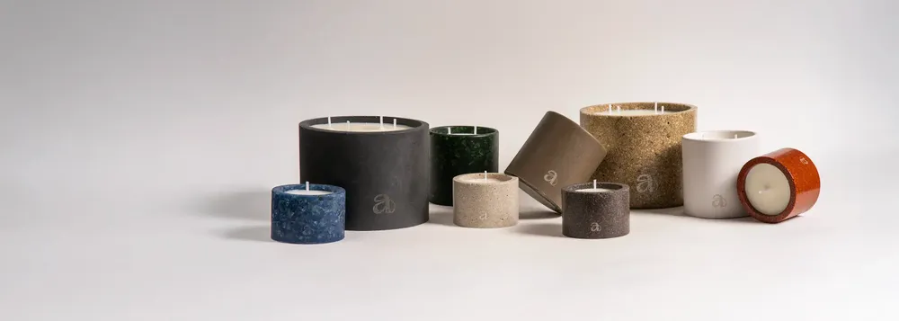 Design objects - Refillable upcycled scented candles - 110gr - AGLAÉ BOUGIE