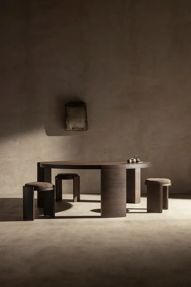 Tables Salle à Manger - HIKU DINNER round - KĀNA OBJECTS