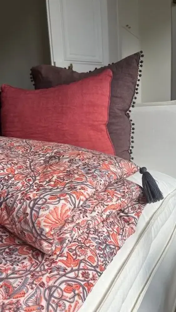 Design textile et surface - Courte pointe Winter Fall & Coussins assortis - AWESOME HOME