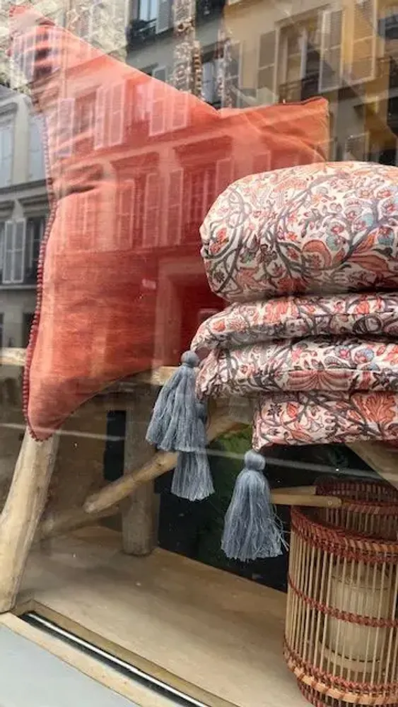 Design textile et surface - Courte pointe Winter Fall & Coussins assortis - AWESOME HOME