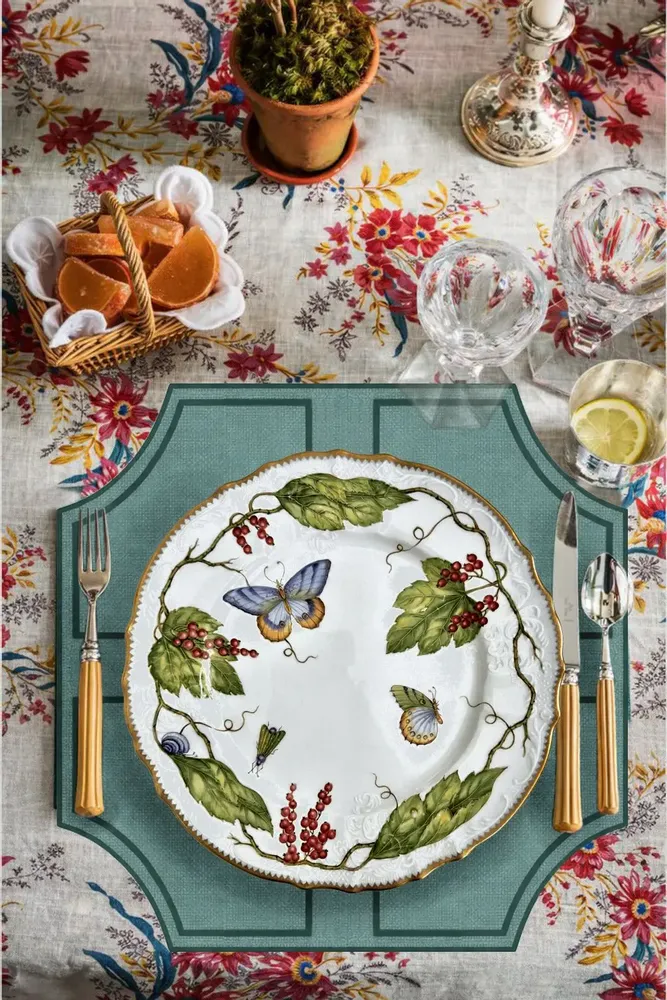 Décorations pour tables de Noël - Sets de table lin Scuol - LA CUCA