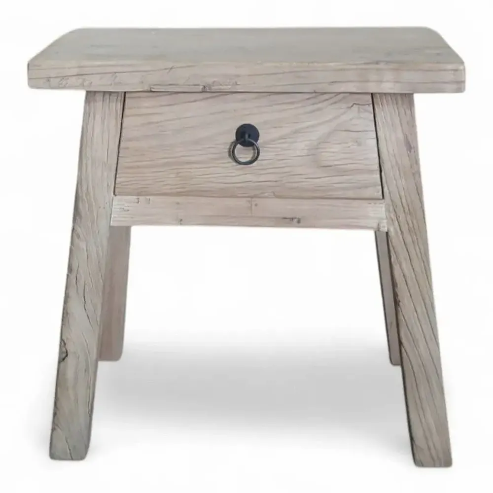 Tables de nuit - Table d'appoint naturelle avec tiroir - PAGODA INTERNATIONAL