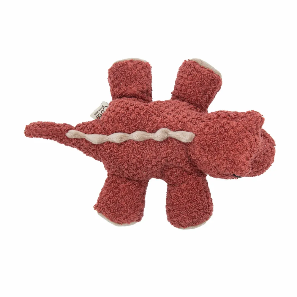 Soft toy - Cotton Toy - Redbrown dinosaur 27cm - CUTE SINCE 1999