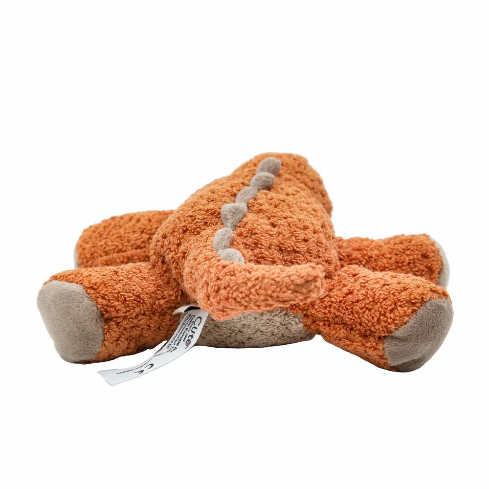 Soft toy - Cotton Toy - Orange Dinosaur 27cm - CUTE SINCE 1999
