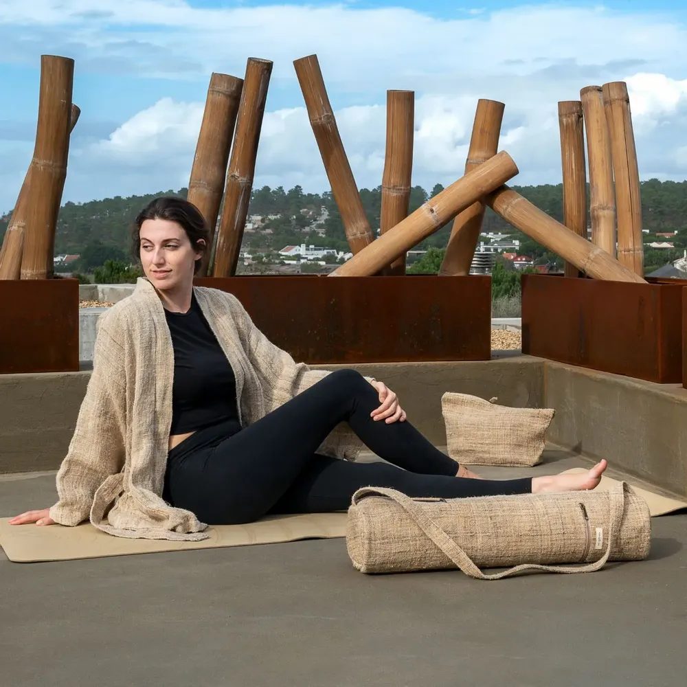 Bags and totes - VOGY hemp yoga bag 68x14 cm - BED AND PHILOSOPHY