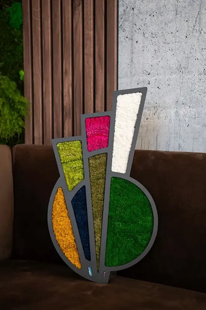 Tableaux - Soleil géométrique  "Rayon de vie" - ATELIER ECOGREEN