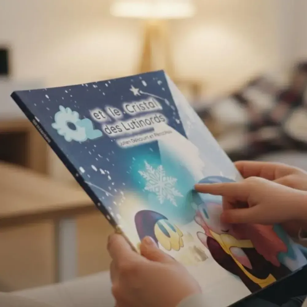 Loisirs créatifs pour enfant - Livre de conte immersif  "Oz et le cristal des Lutinords" - OZMOZ