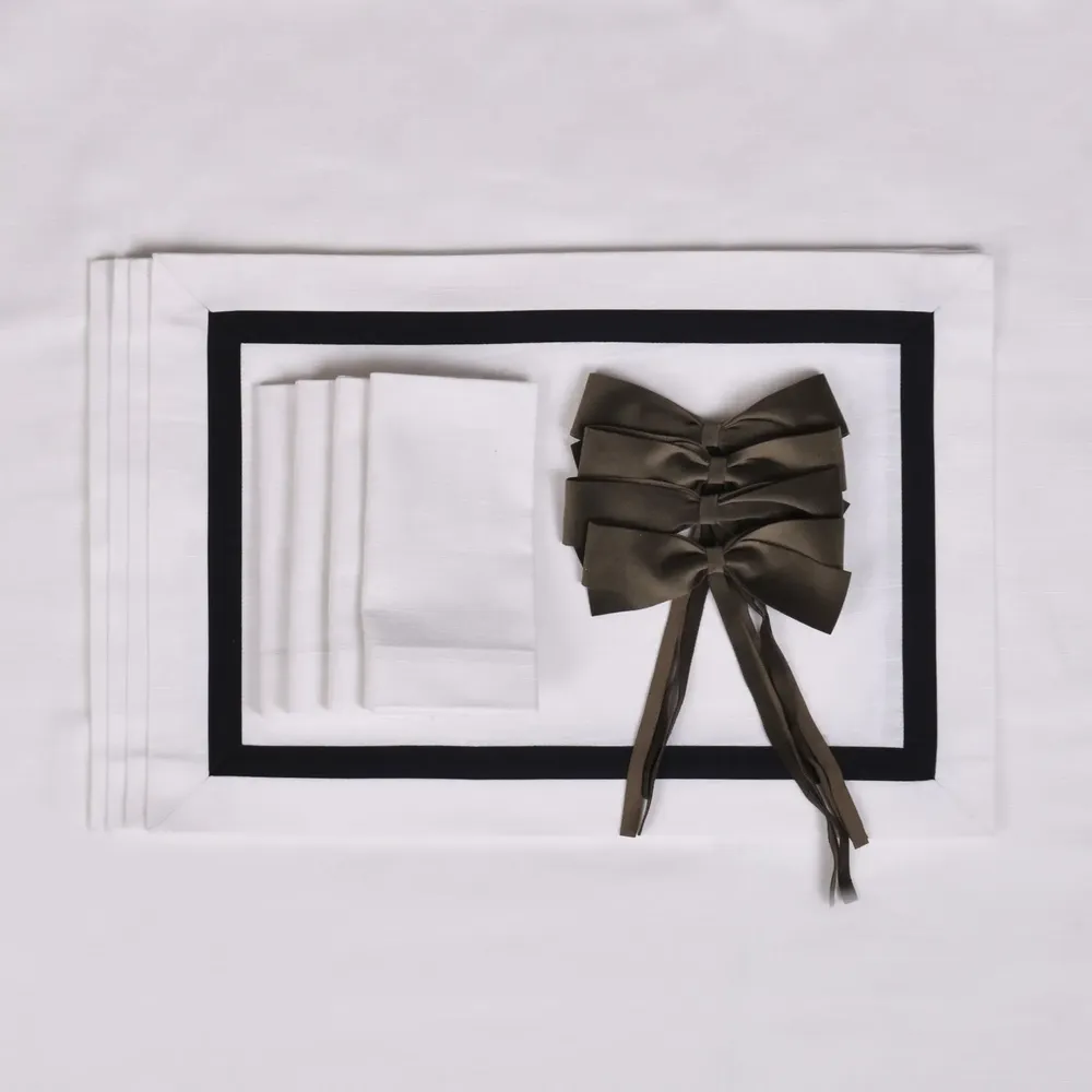 Napkins - Brown Velvet Bows – Decorative Table Styling Accessory - ROSEBERRY HOME