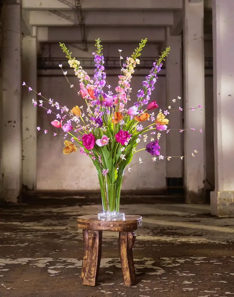 Décorations florales - Mélange de fleurs printanières artificielles - SILK-KA BV