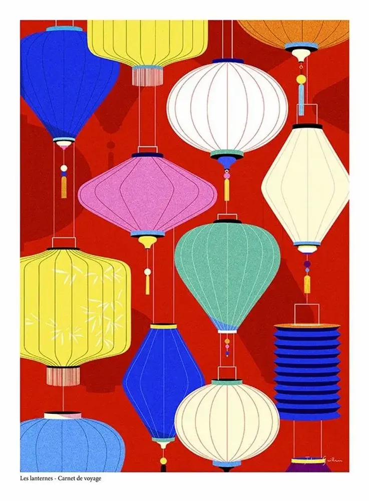 Affiches - Carnet de voyage - Julie Guillem - IMAGE REPUBLIC