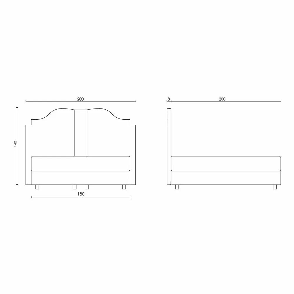 Beds - Henriette • Headboard - COLUNEX - MASTERS OF SLEEP