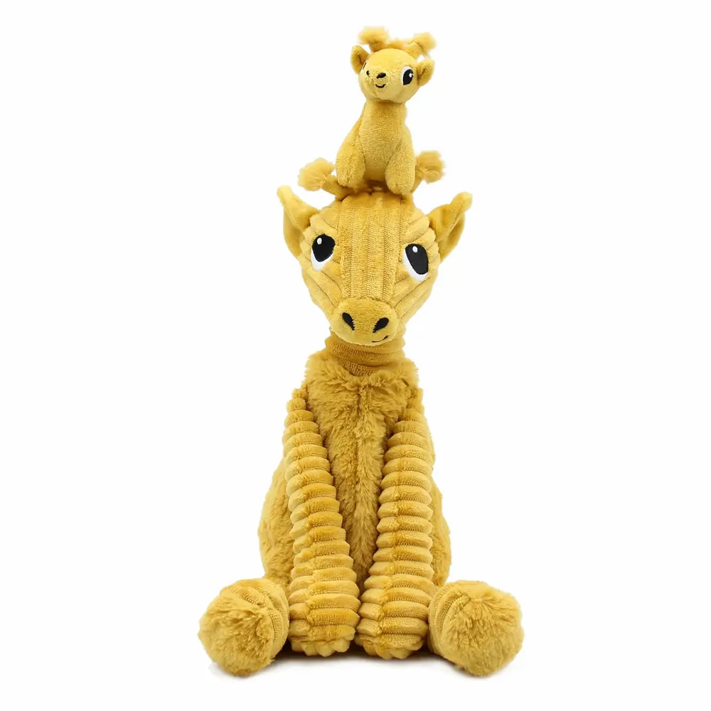 Cadeaux - Peluche Girafe maman-bébé Loncou Les Ptipotos - LES DEGLINGOS