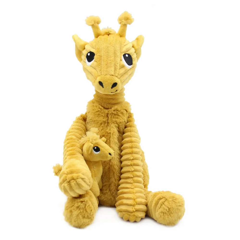 Cadeaux - Peluche Girafe maman-bébé Loncou Les Ptipotos - LES DEGLINGOS