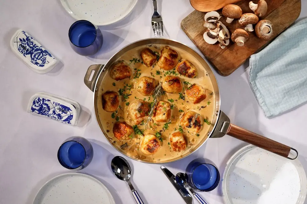 Poêles - La Merveilleuse poêle en inox - COOKUT