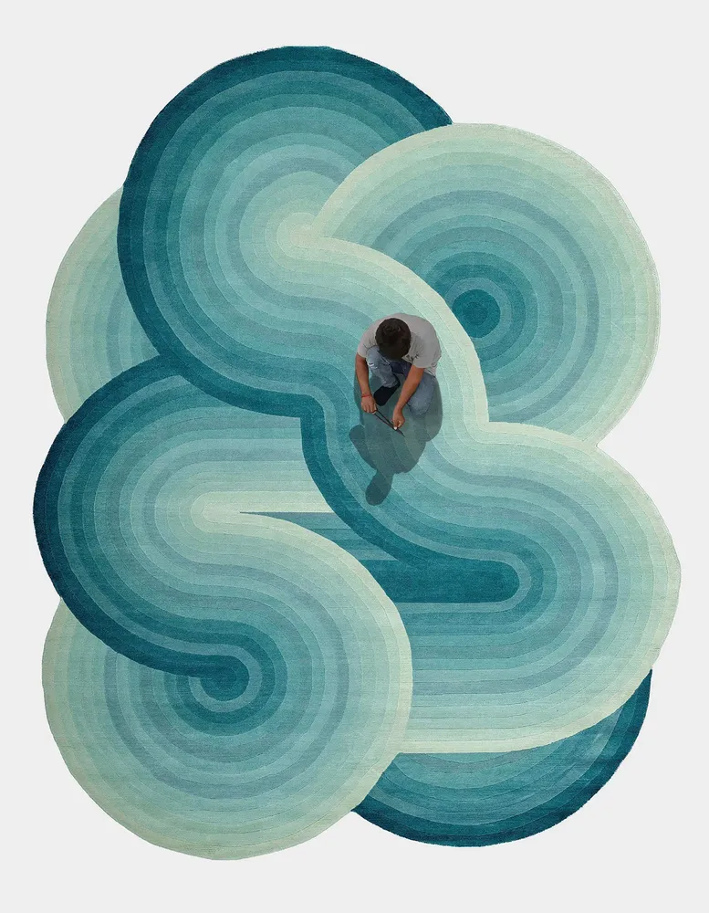 Tapis design - SUPERNOVA by Jessica Moritz - ILLULIAN - MILANO