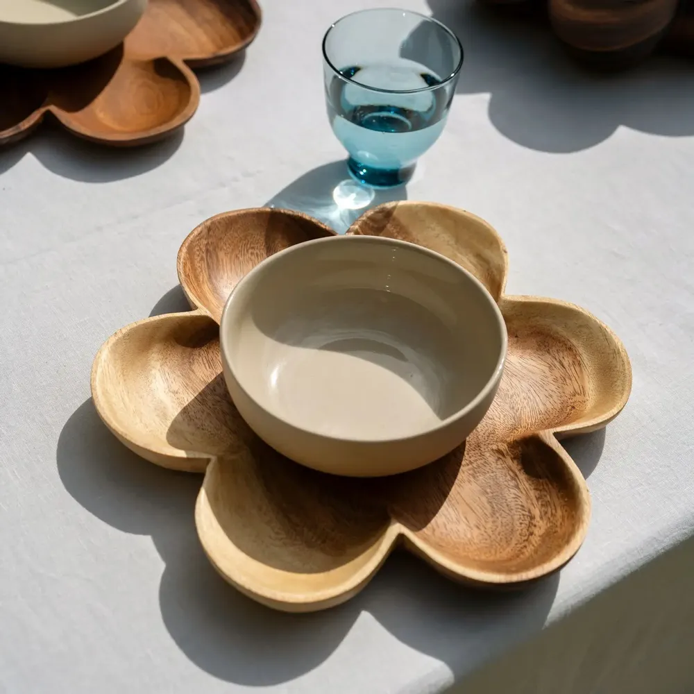 Everyday plates - Plate acacia Flower - KINTA