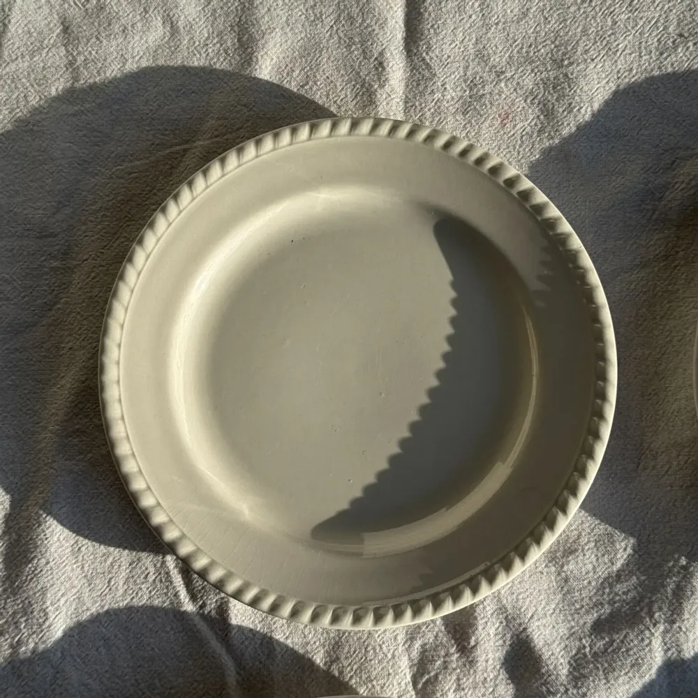 Assiettes au quotidien - Lot de 4 petites assiettes à dessert en faïence blanches D20 - OFFICE OBJETS