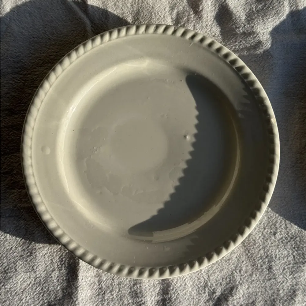 Assiettes au quotidien - Lot de 4 petites assiettes à dessert en faïence blanches D20 - OFFICE OBJETS