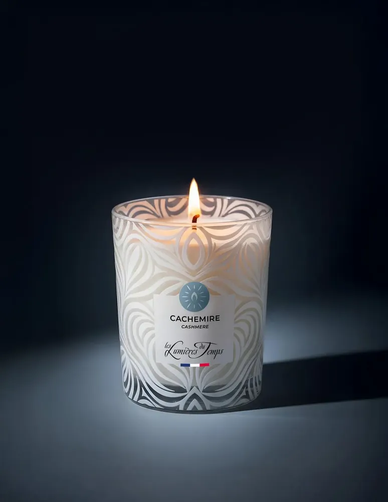 Bougies - Bougie Végétale 180 g Cachemire - LES LUMIERES DU TEMPS