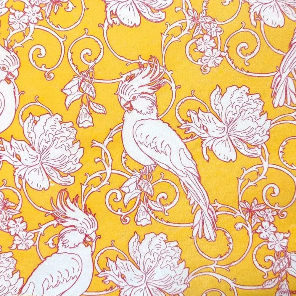 Napkins - YELLOW PARAKEET - FRANÇOISE PAVIOT