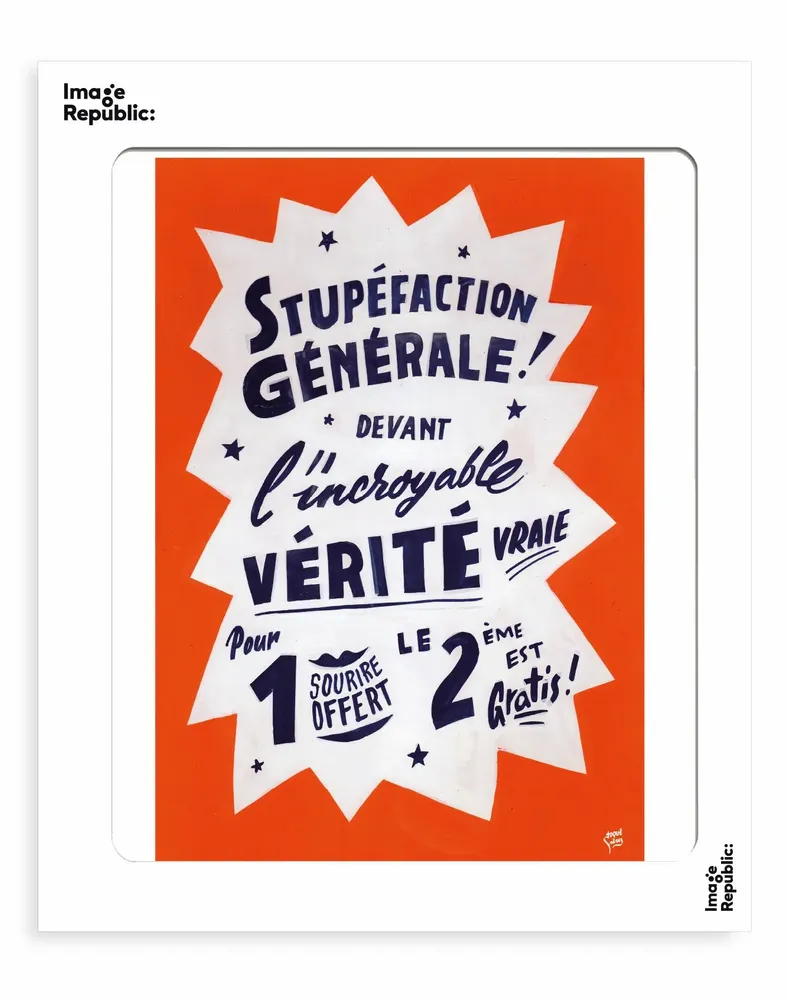 Poster - TOQUE FRERES - Posters - IMAGE REPUBLIC