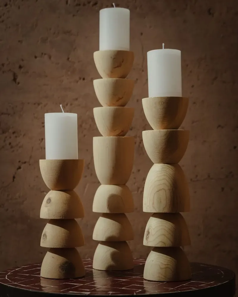 Decorative objects - Selmar Candle Holders Trio - LOULE INTERIEUR