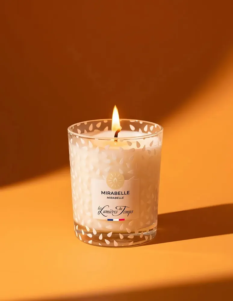 Bougies - Bougie Végétale 180 g Mirabelle - LES LUMIERES DU TEMPS