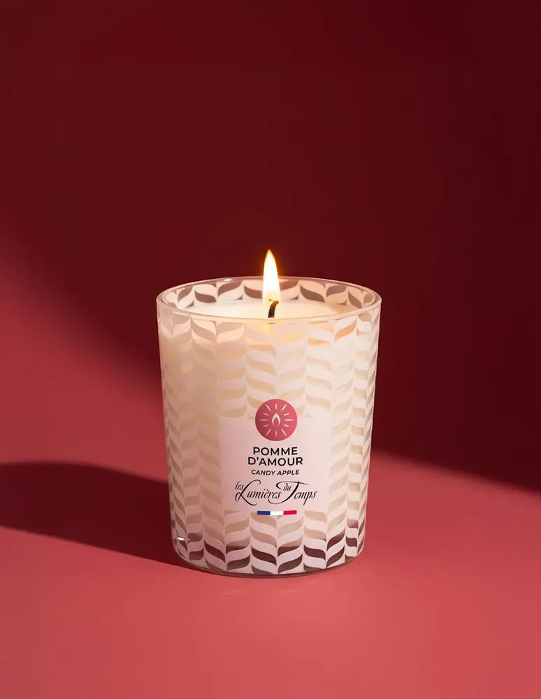 Candles - Vegetable candle 180 g Pomme d'Amour - LES LUMIERES DU TEMPS