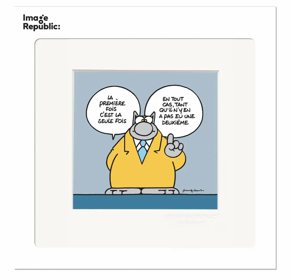 Poster - Philippe GELUCK Le Chat - IMAGE REPUBLIC