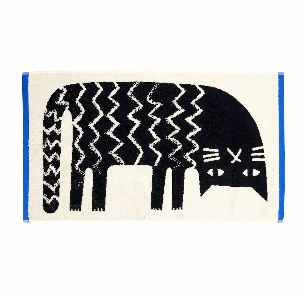 Serviettes de bain - Lazy Cat Hand Towel - DONNA WILSON