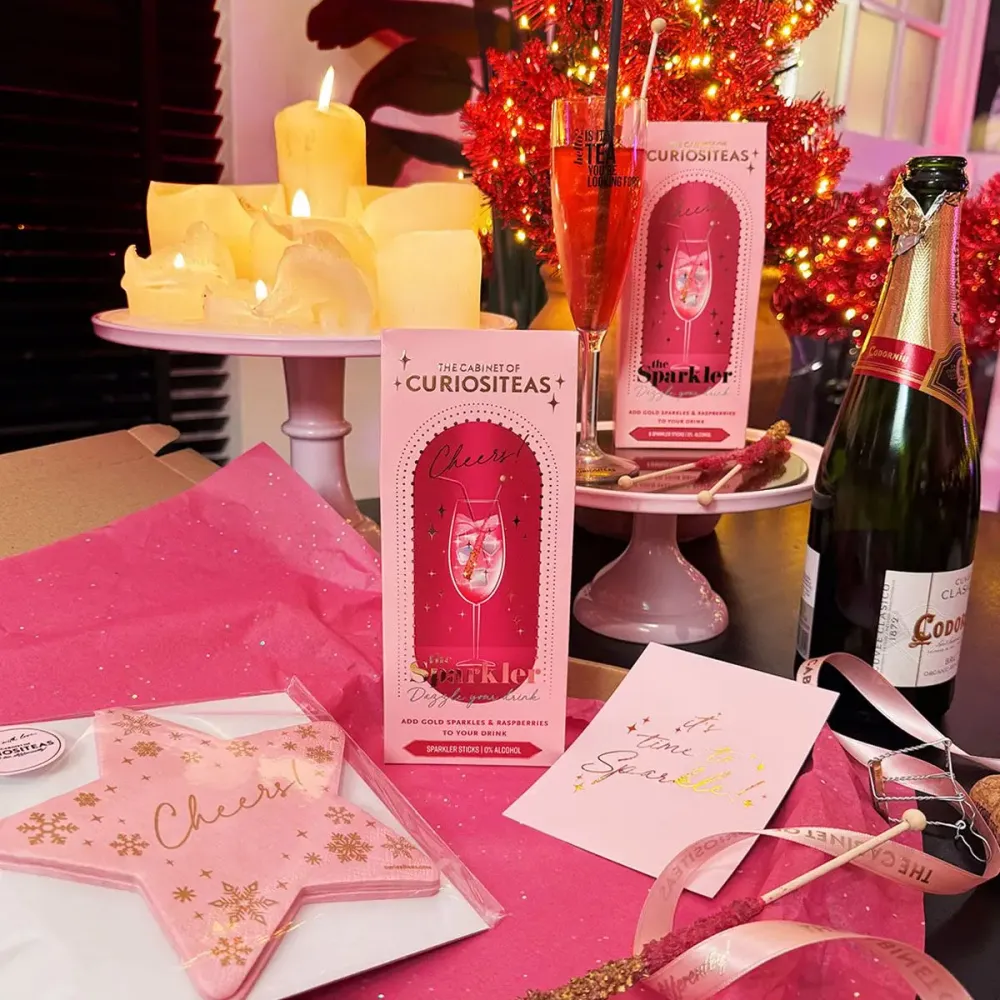 Delicatessen - The Sparkler Sticks: es paillettes dorées  à votre verre de champagne - THE CABINET OF CURIOSITEAS
