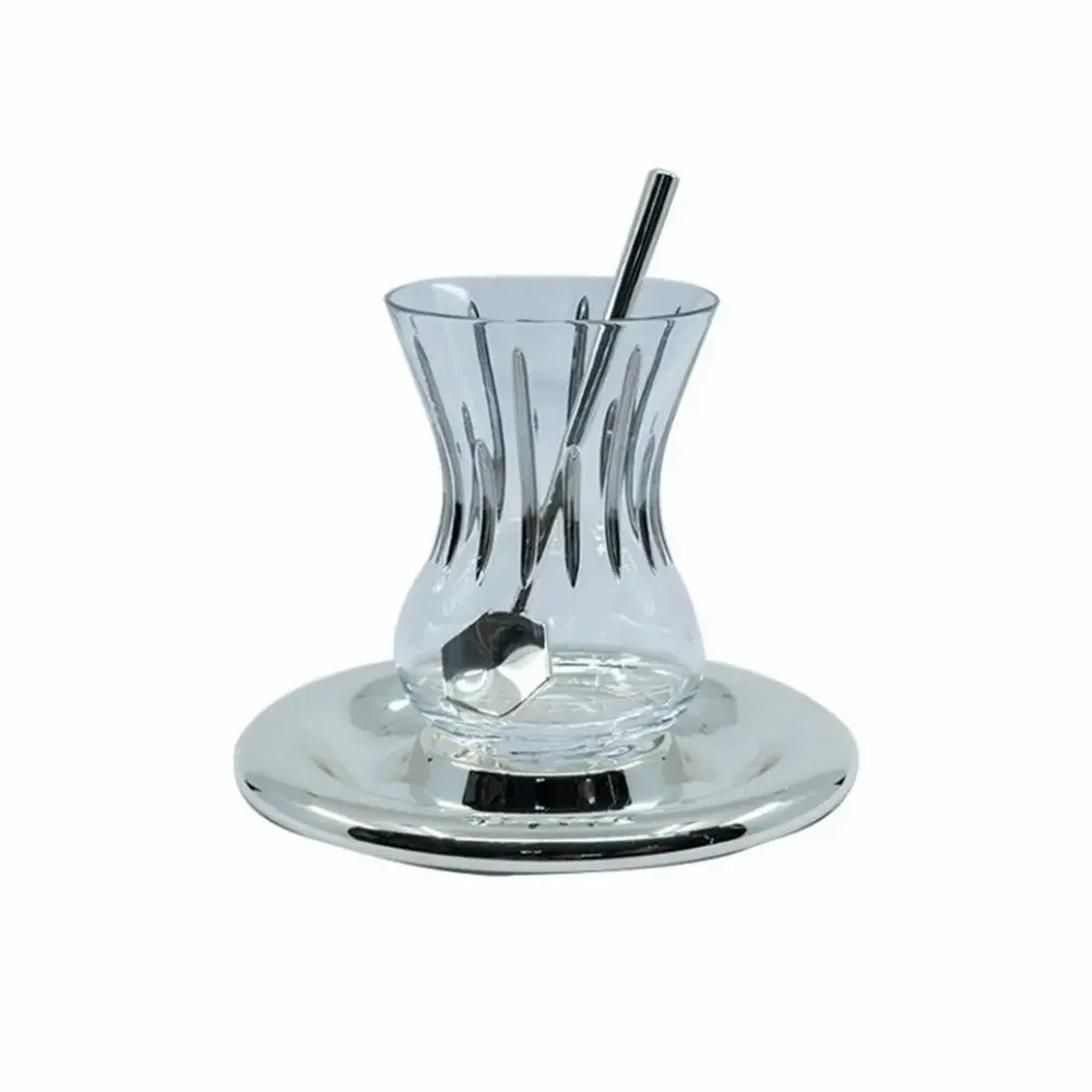 Tea and coffee accessories - Sweettalk Tea Glass Set, Set For 2 (6 Pcs) - ANATOLI