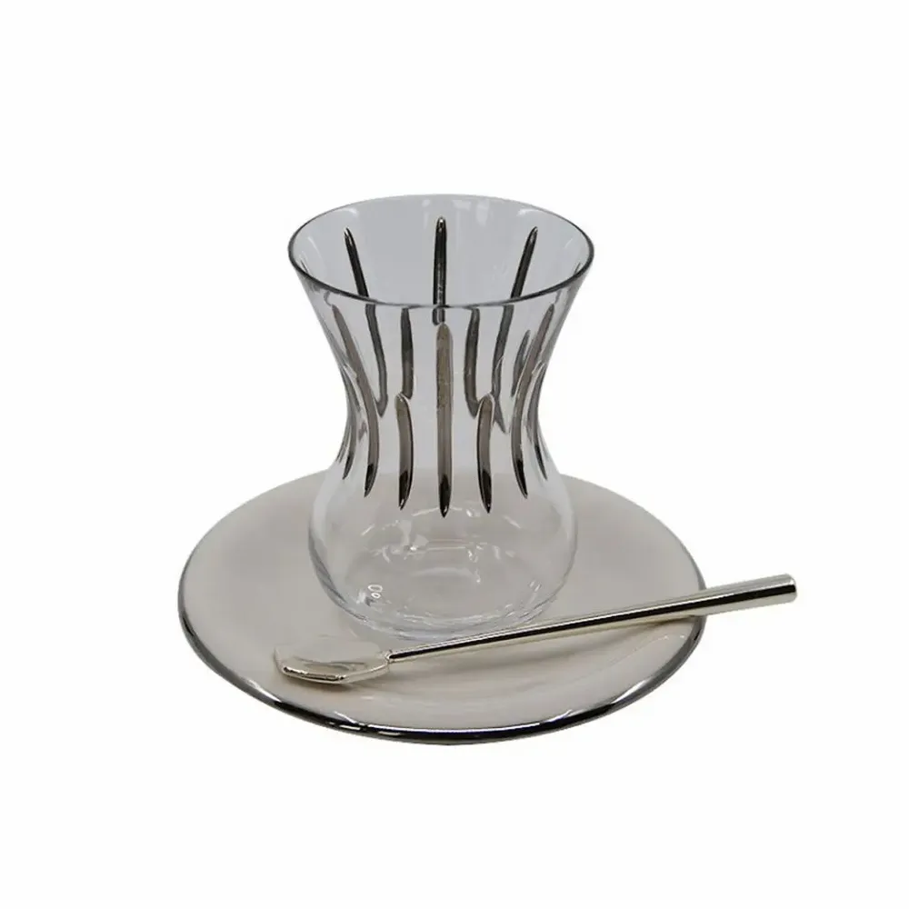 Tea and coffee accessories - Sweettalk Tea Glass Set, Set For 2 (6 Pcs) - ANATOLI