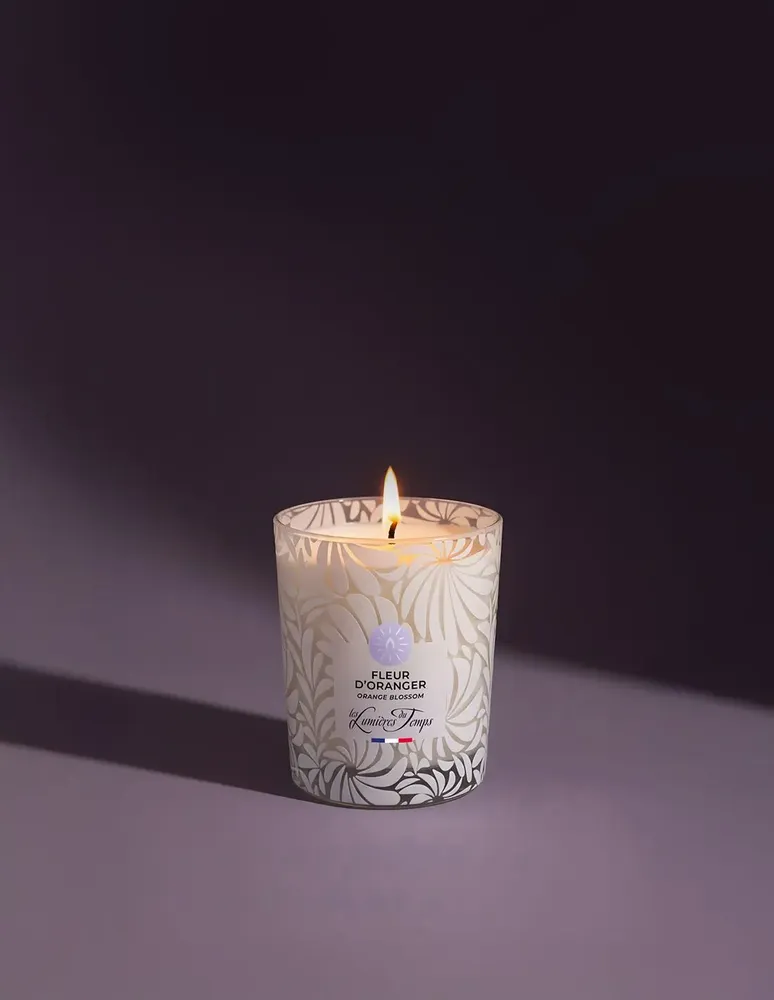 Candles - Vegetable Candle 90 g Orange Blossom - LES LUMIERES DU TEMPS