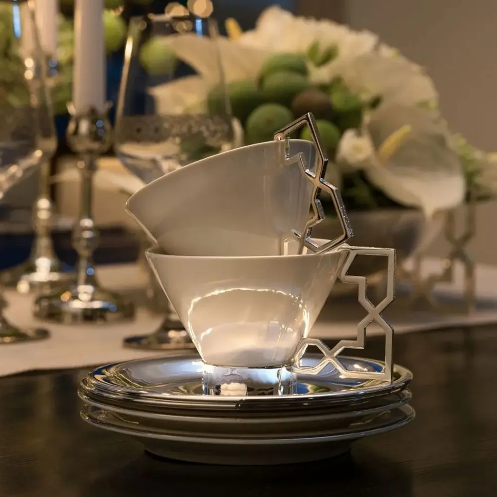 Tea and coffee accessories - Supreme Tea Cup Set, Set For 2 (4 Pcs) - ANATOLI