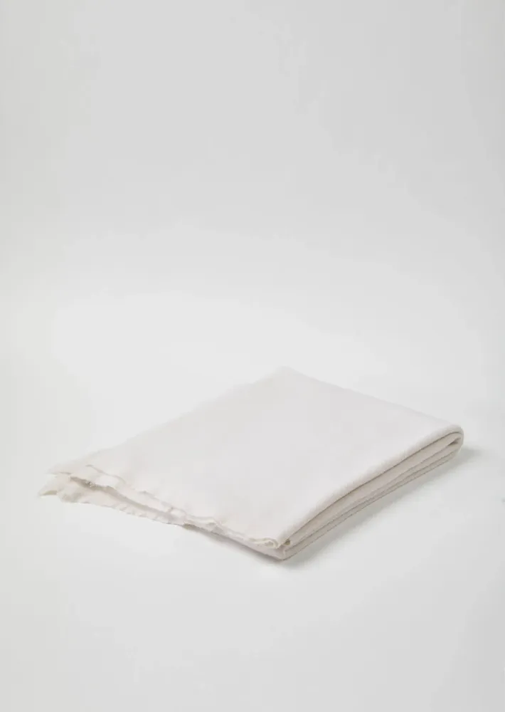 Plaids - SOFT FELTED CASHMERE BLANKET - MIRROR IN THE SKY CASHMERE