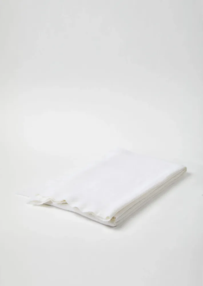 Homewear textile - HAND FELTED BLANKET MELANGE - MIRROR IN THE SKY CASHMERE