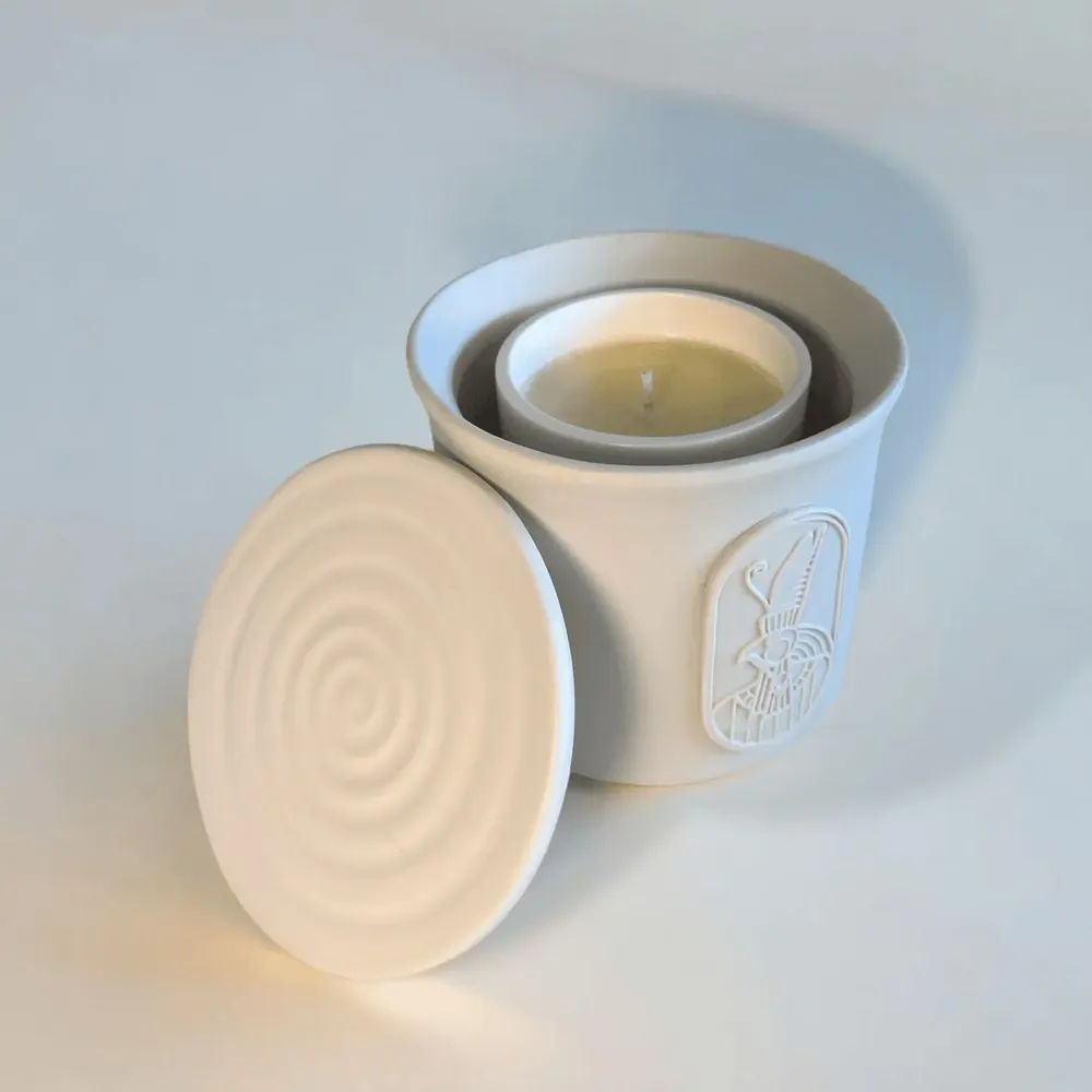 Candles - Big Horus Porcelain Scented Candle 450g - SNEFERU
