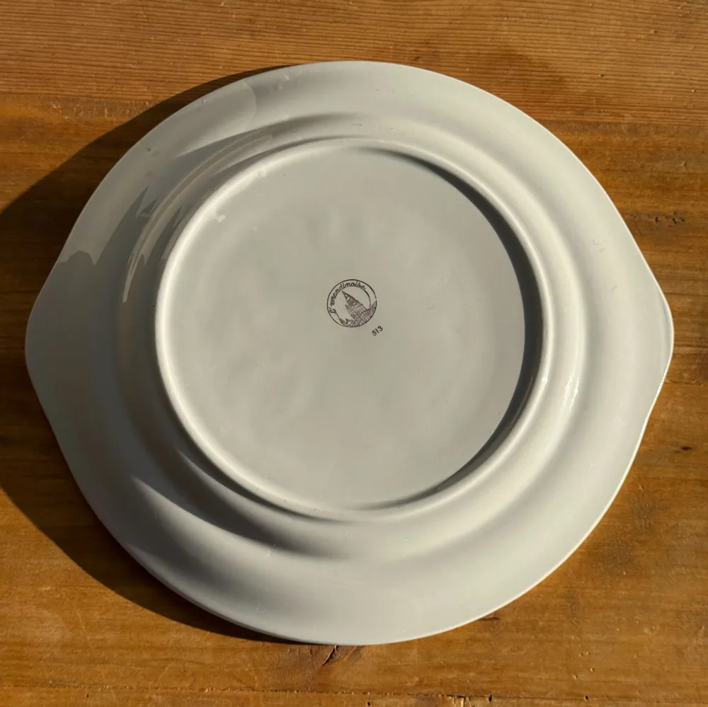 Platter and bowls - L'Amandinoise rose gold pie dish D30 - OFFICE OBJETS