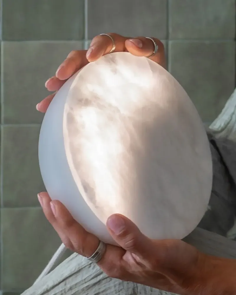 Design objects - Moon Eighteen Opal+Alabaster - A.D.U. STUDIOS