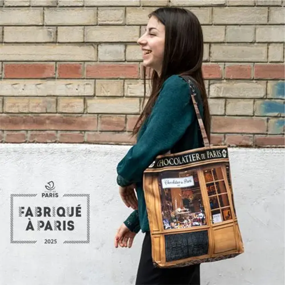 Homewear - Paris Confectionery tote bag - MARON BOUILLIE