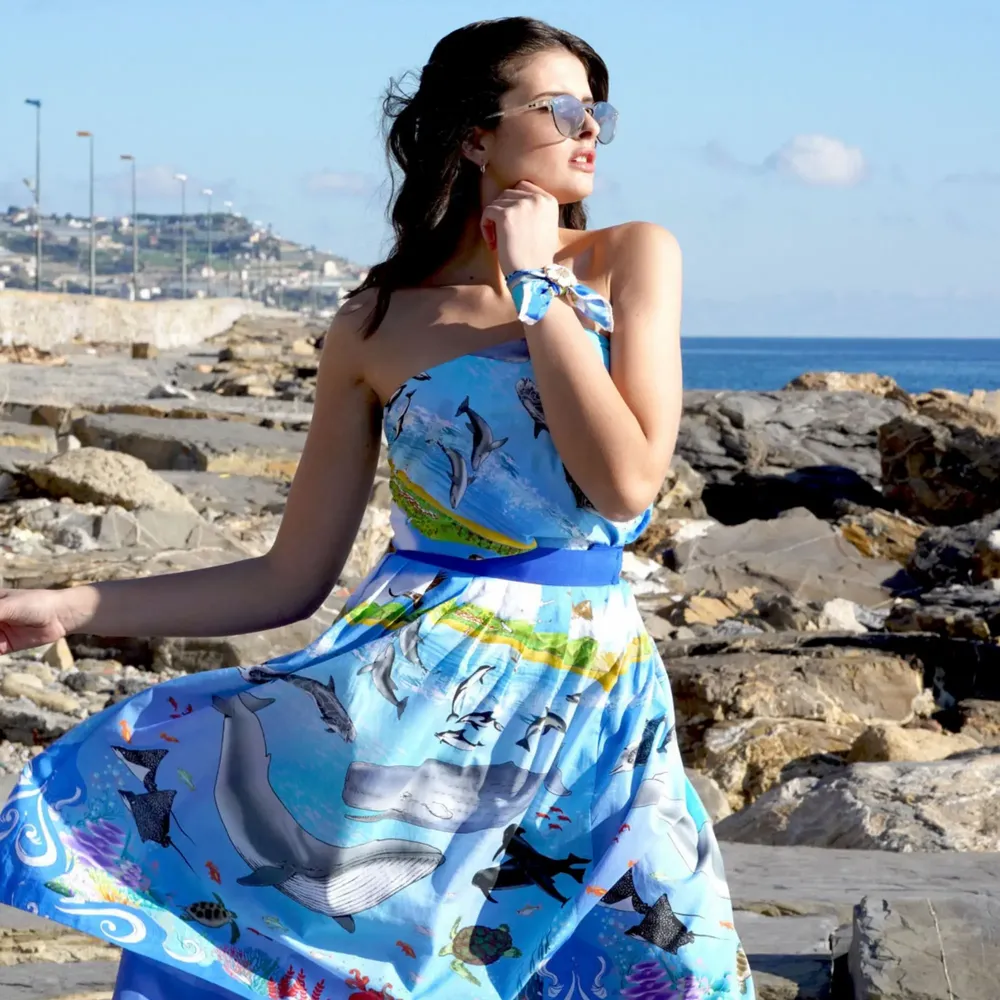 Scarves - Scarves of flowers - DAPHNE