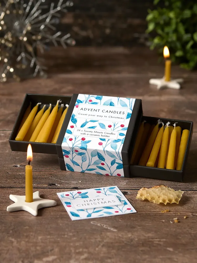 Bougies - Coffrets cadeaux avec bougies de l'Avent et de Noël - COTTON & GREY LTD