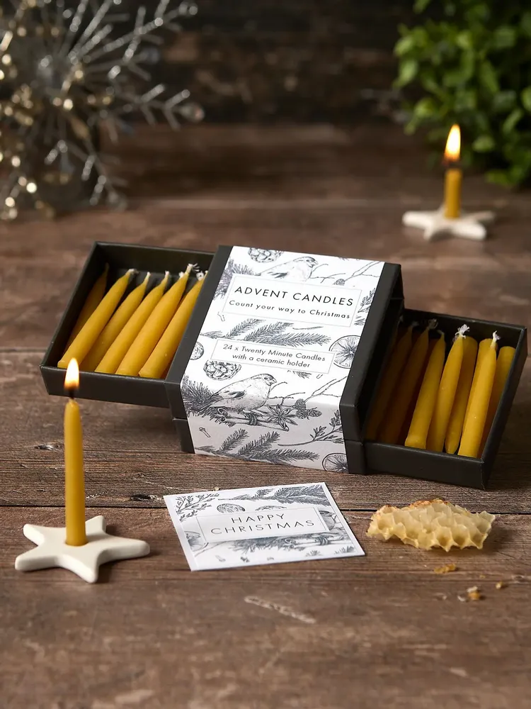 Bougies - Coffrets cadeaux avec bougies de l'Avent et de Noël - COTTON & GREY LTD