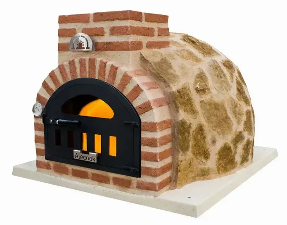 Barbecues - Four portatif à bois et à gaz - ALECOOK
