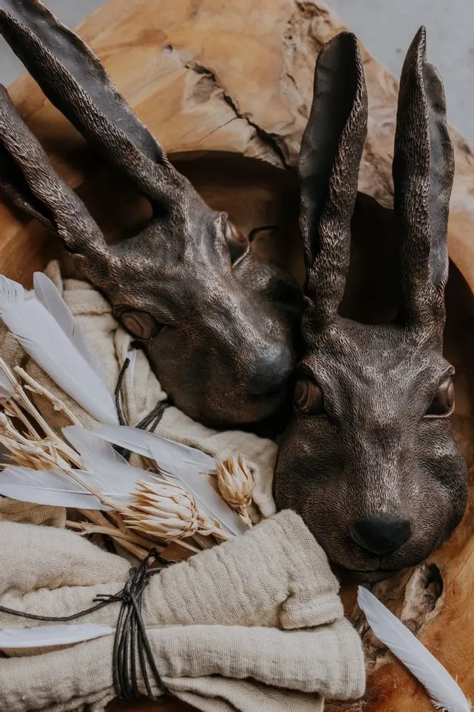 Other wall decoration - HARE - Wall Sculpture - DABA DECO